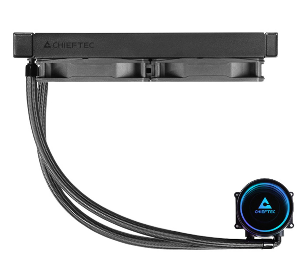 CHIEFTEC Iceberg 240 DARK ARGB 2x120mm - 1298036 - zdjęcie 3